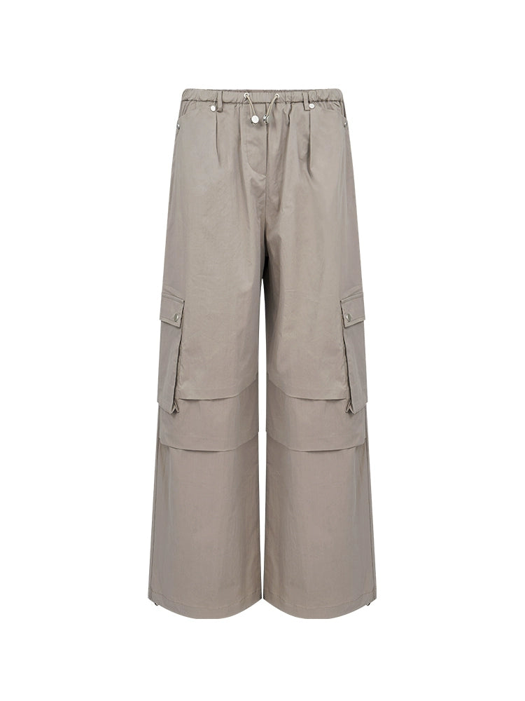 Loose Casual Straight Wide-Leg Pants