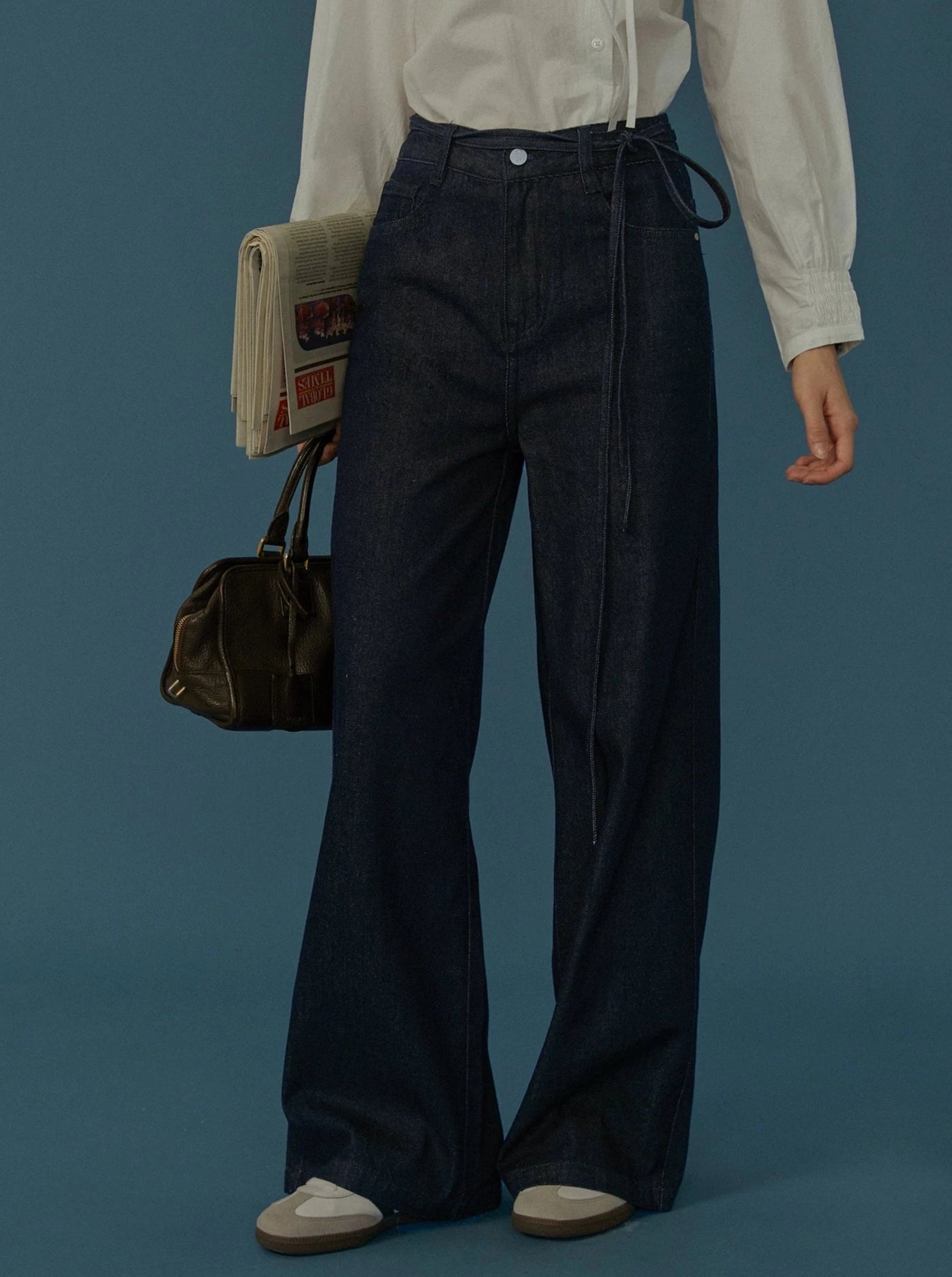 Retro French Style Commuting High Pants