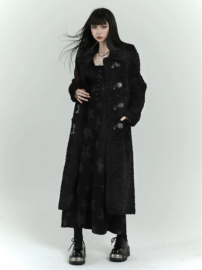 Lamb Wool Mid Length Jacket