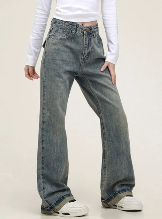 Amerikanische Vintage Loose Casual Hosen