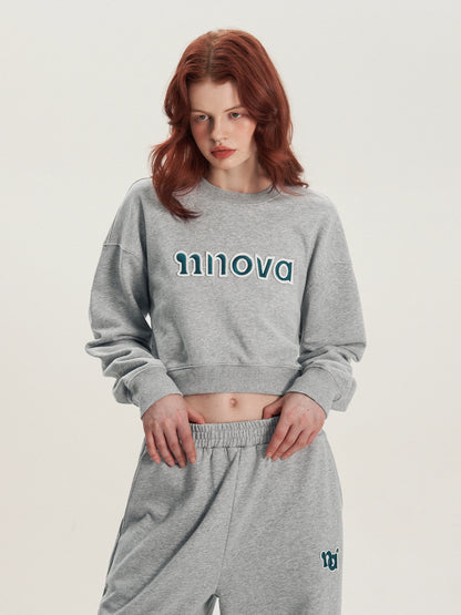 Crewneck Langarm Sweatshirt Set