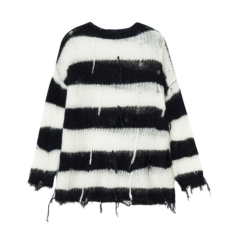 Stripes Versatile Loose Sweater