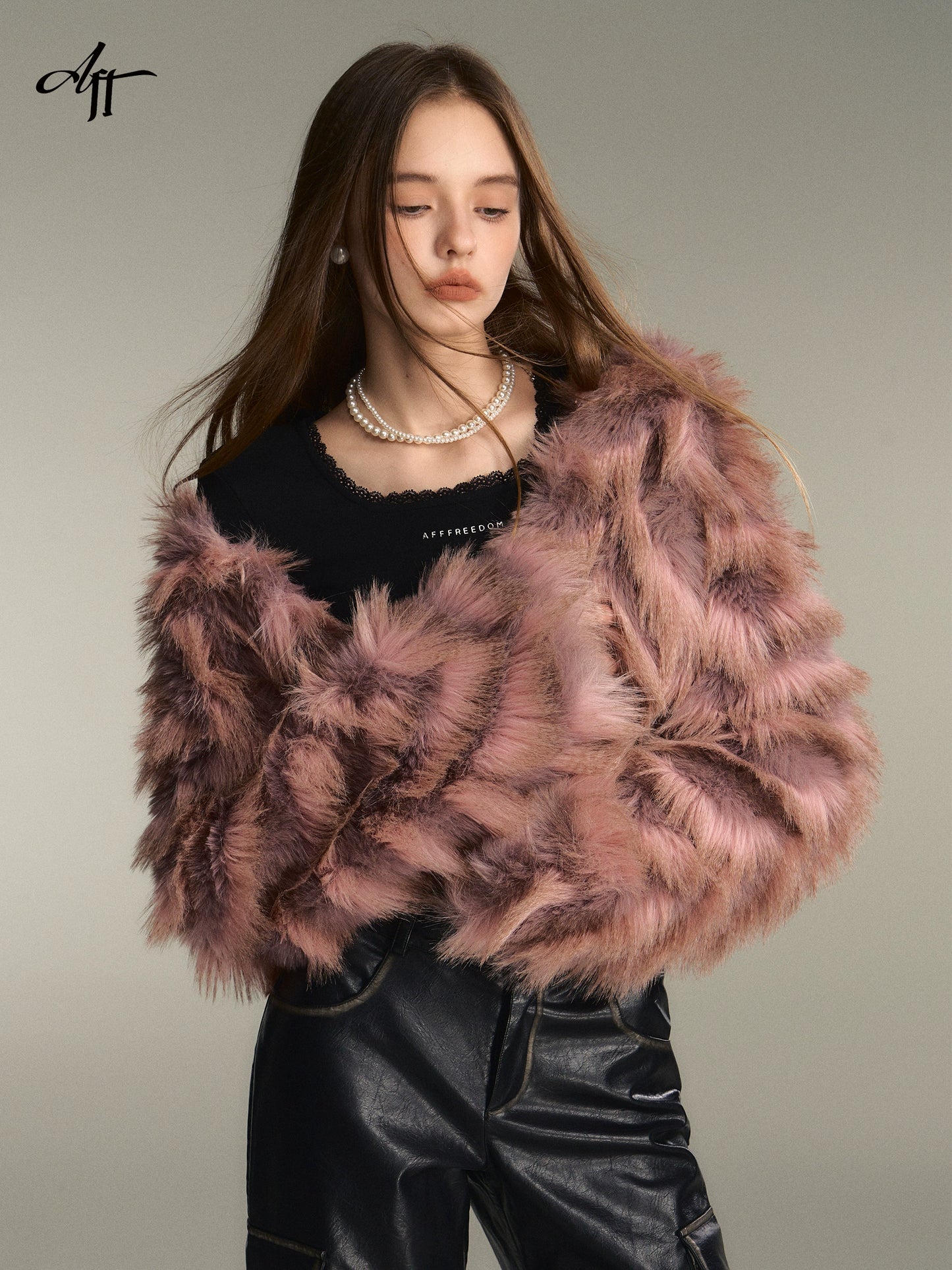 Golden Girl Gradient Eco-Friendly Fur Jacket