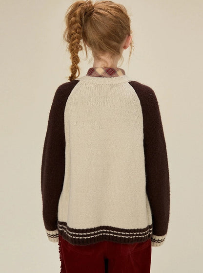 Cropped Knitted Cardigan Tops