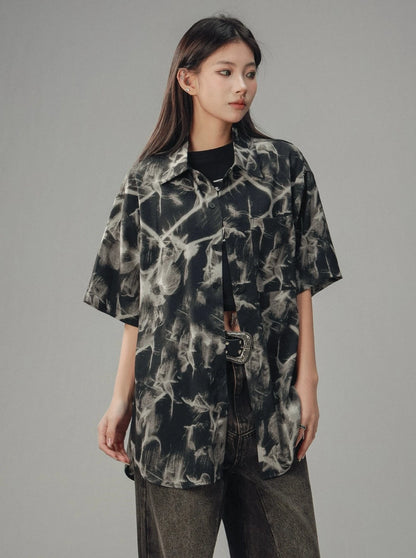 Vintage Loose Resort Short Sleeve Shirt