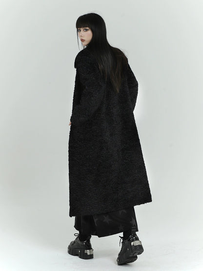 Lamb Wool Mid Length Jacket