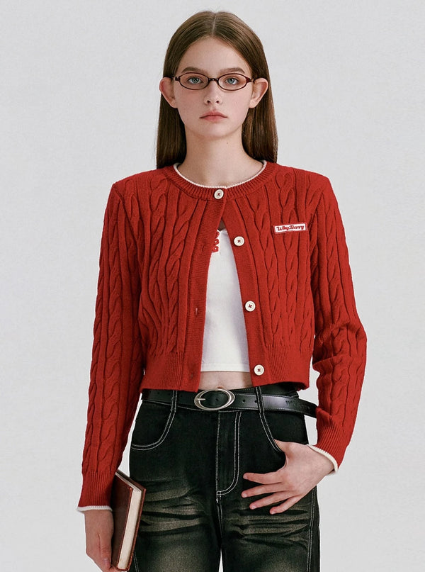 WhyBerry Knit Short Coat