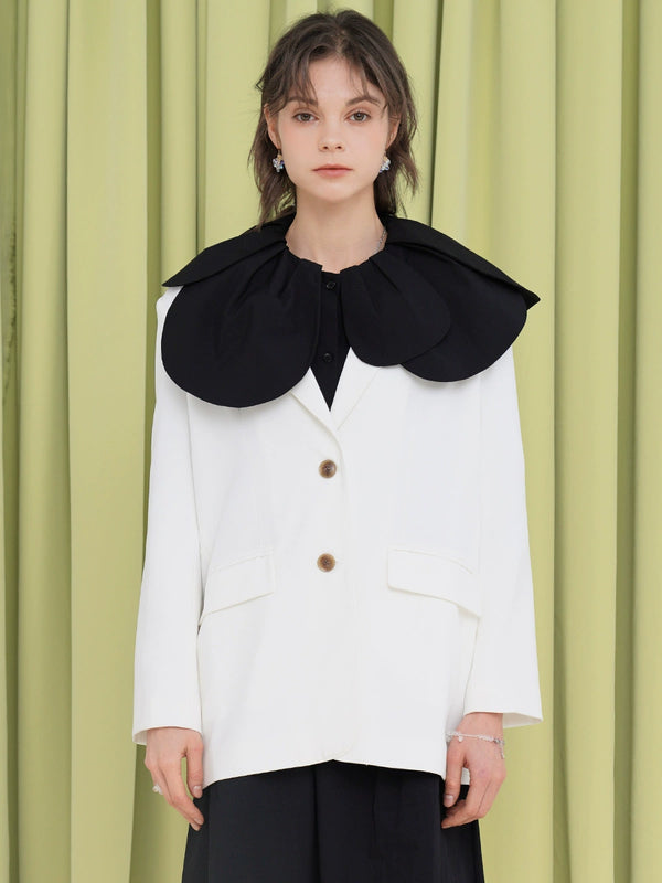 Premium Commuter Gardenia White Jacket