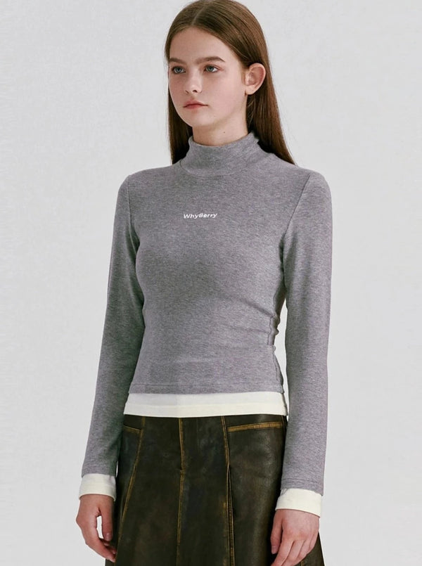 Long Sleeve Slim Crop Top T-Shirt