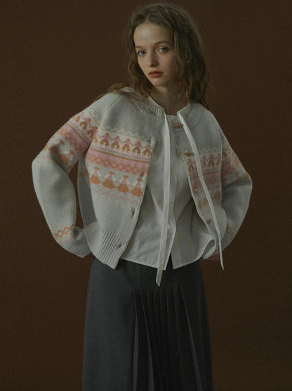 vintage knitted cardigan