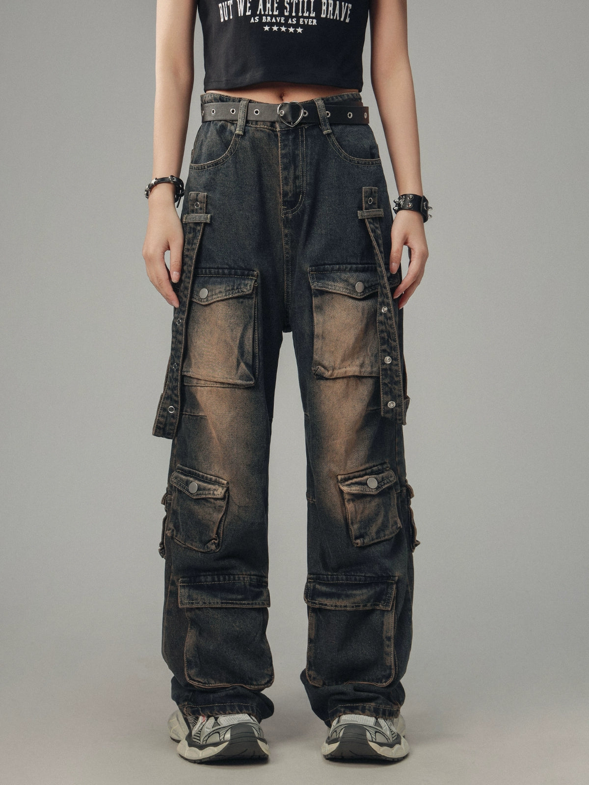 American Wash Distressed Jeans Pants