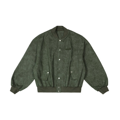 Regular Piece Long Sleeves Green Jacket