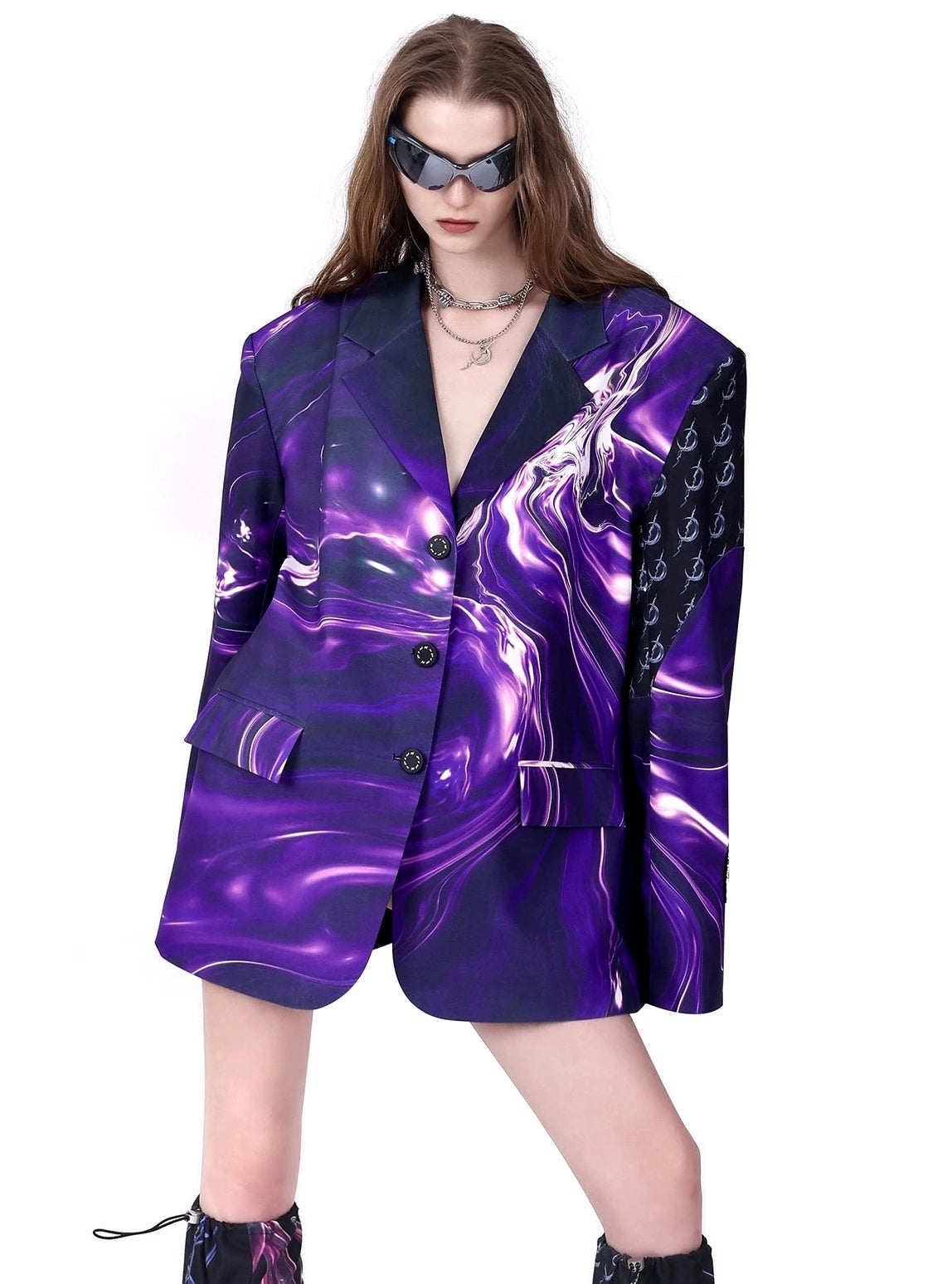 Silhouette suit Coat