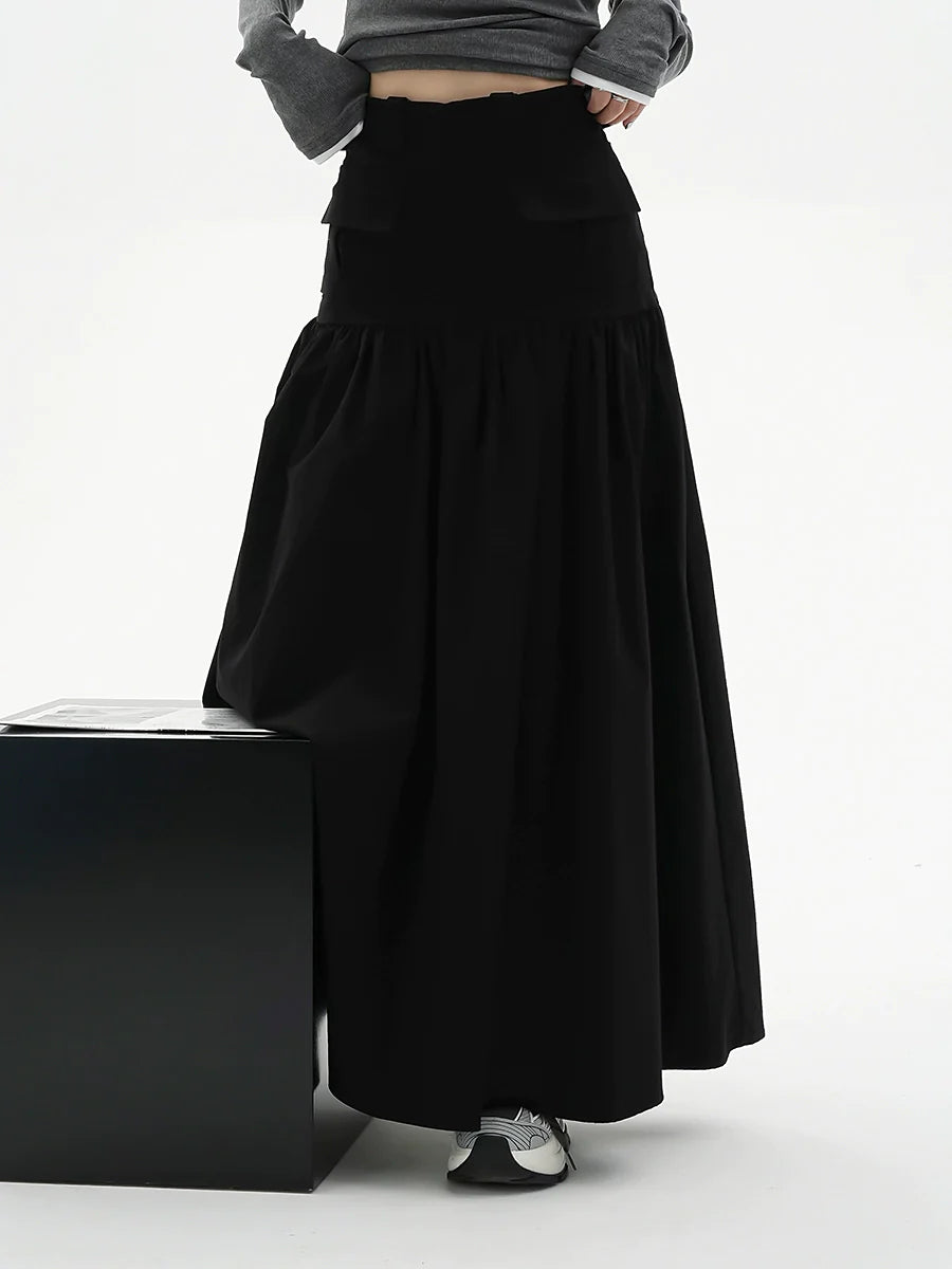 Pleated Gather Skirt