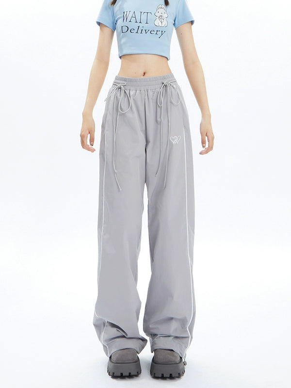 Straight Wide Leg Casual Pants