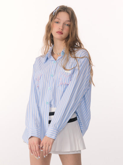 Butterfly Stripe Shirt