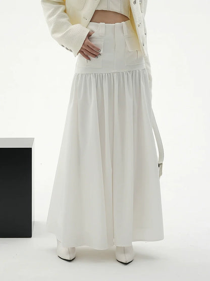 Pleated Gather Skirt