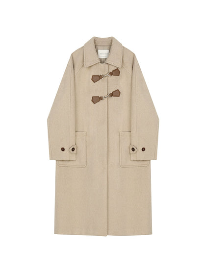 British Horn Padded Mid-Length Coat