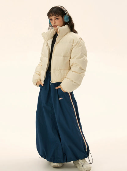 Long-sleeved Loose Down Jacket