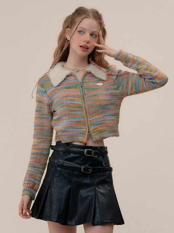 American vintage long sleeve cardigan T-shirt