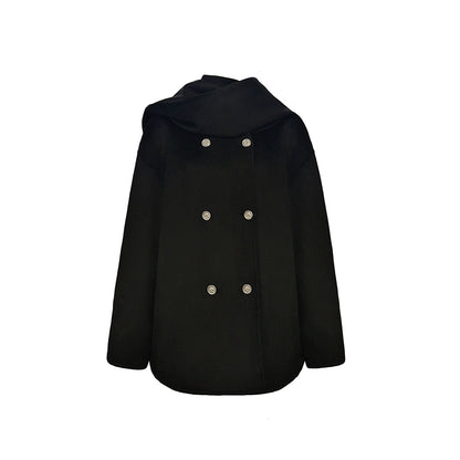 High-quality wool tweed coat