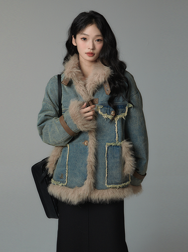 denim cotton suit jacket