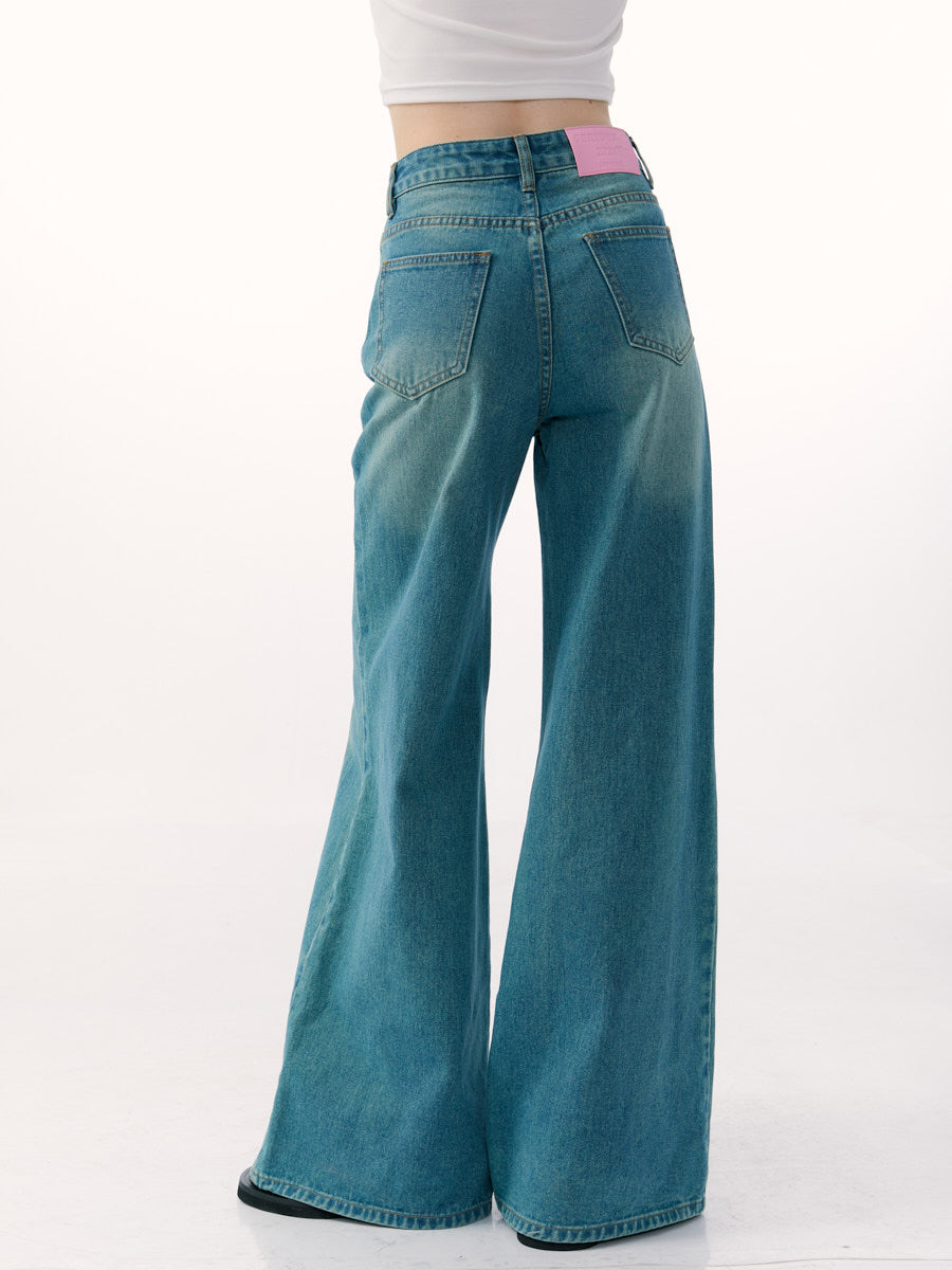 Wide Leg Slim Jeans