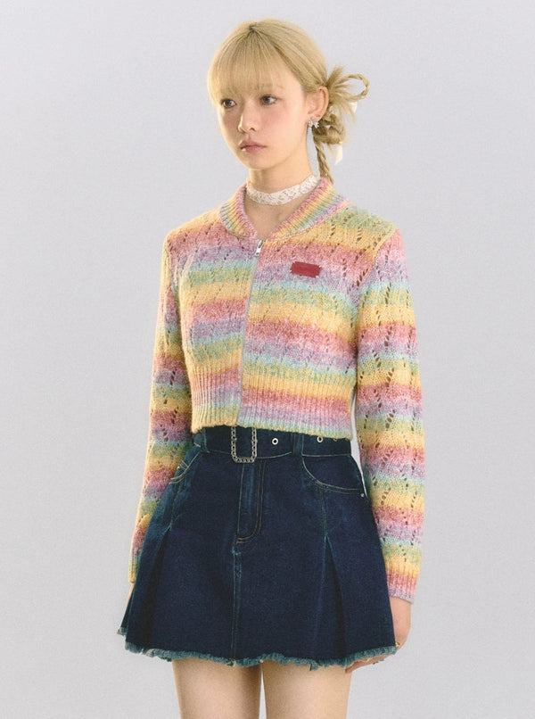 Cardigan Spring Hollow Short Jacket