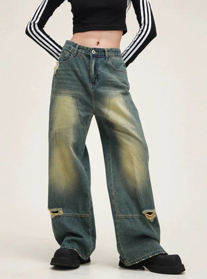 American Vintage Ripped Wash Pants