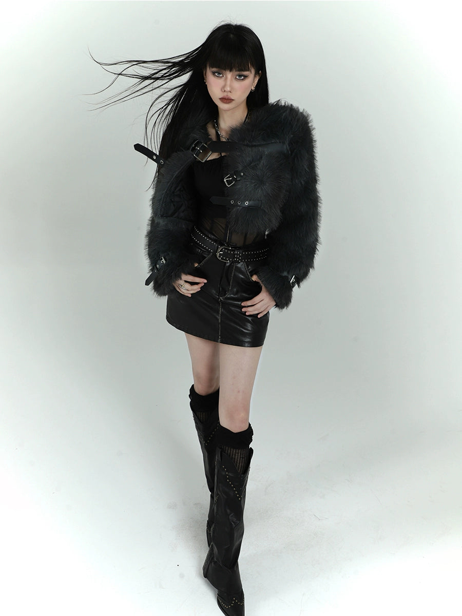 Eco-Friendly Fur Plush Jacket