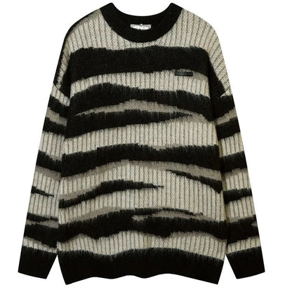 Atmosphere crewneck knitted sweater outer