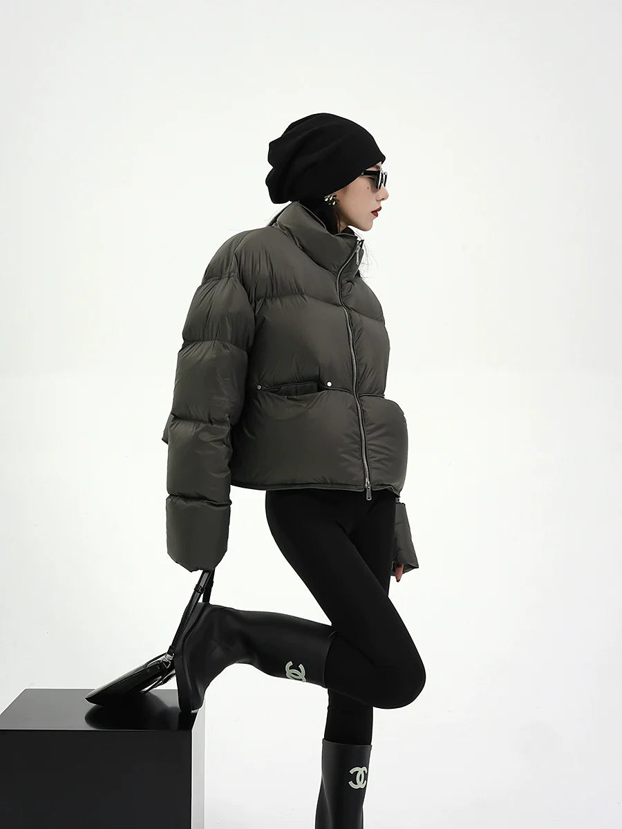 High Neck Volume Down Jacket