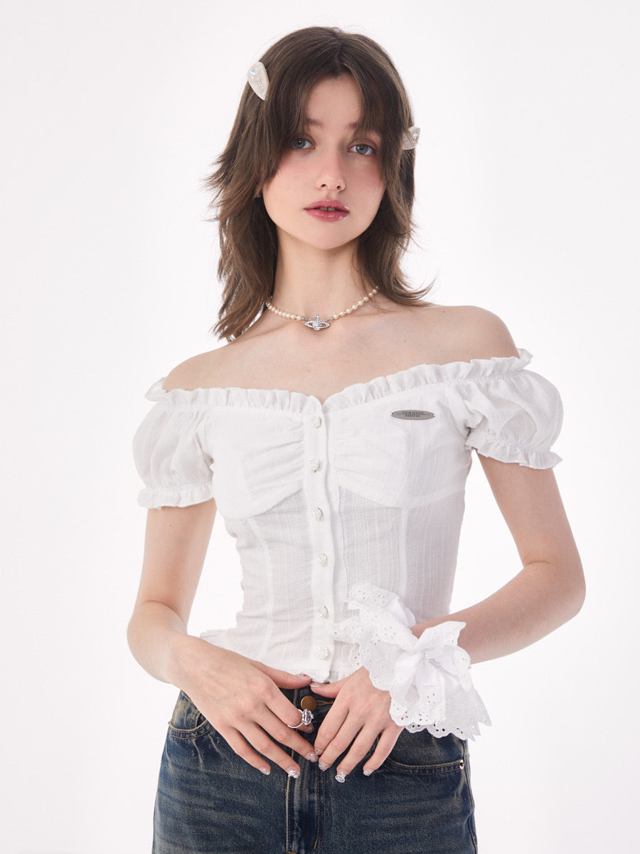 Feminine Puffhülle Tops