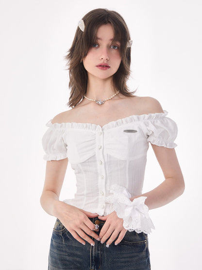 Feminine Puffhülle Tops