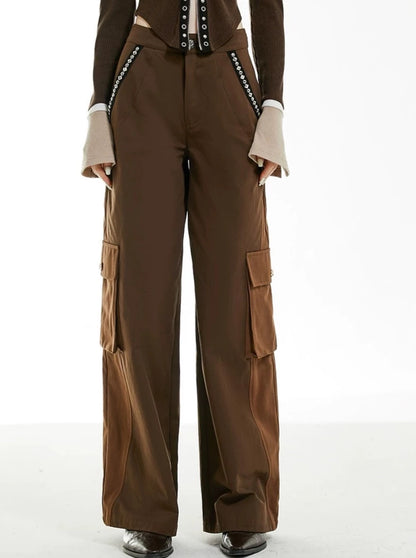 American Vintage Cargo Wide-leg Pants