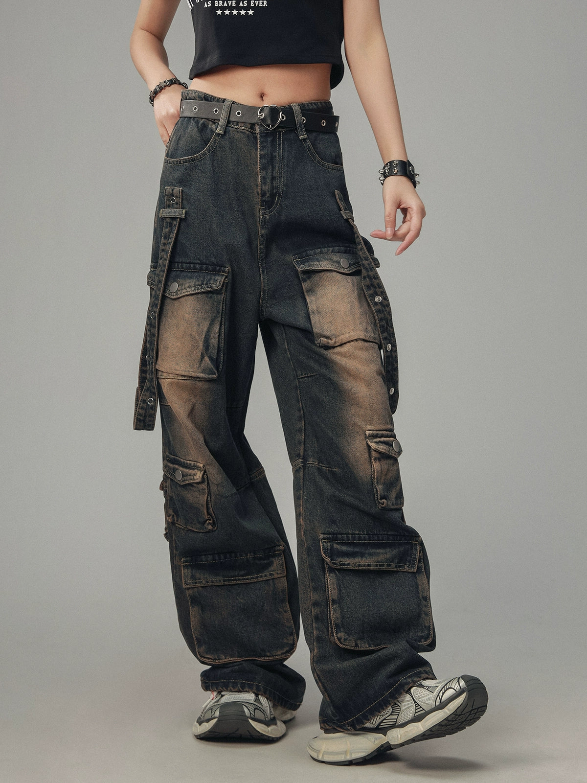 American Wash Distressed Jeans Pants