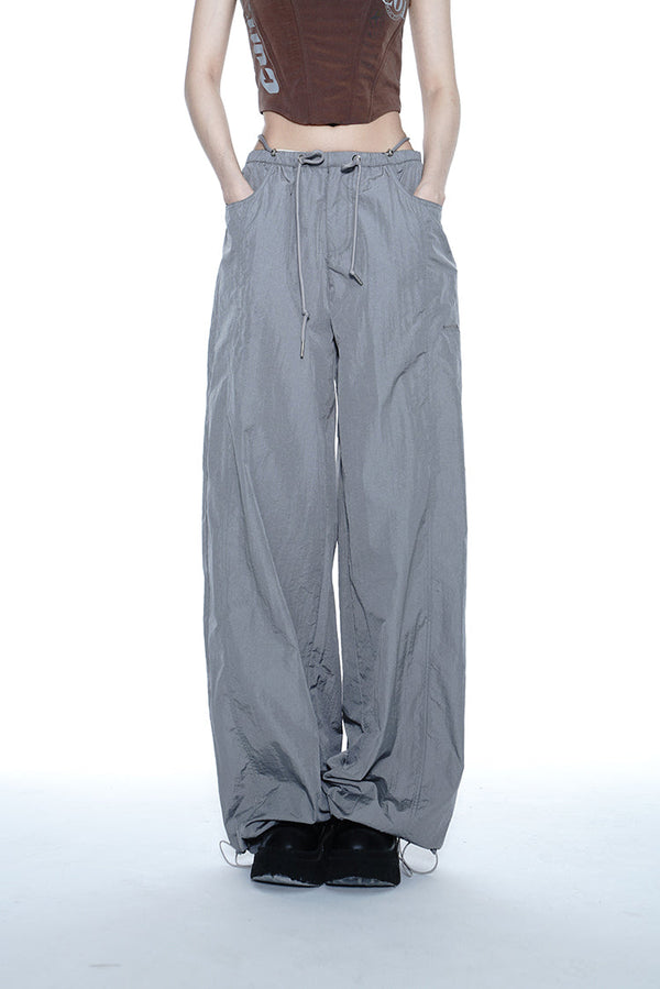 drawcord wide pants