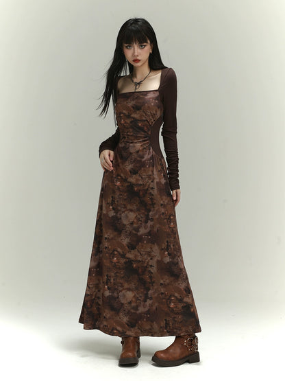 Chinese Long Sleeve Dress