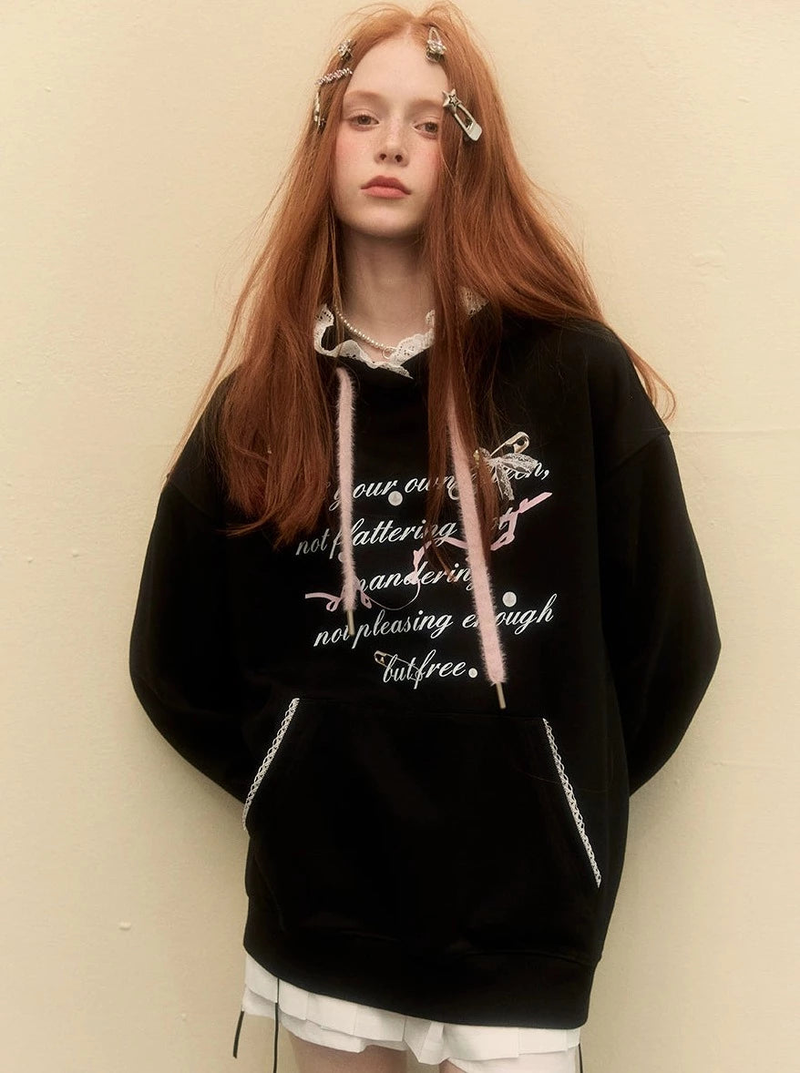 Hooded Pullover Sweatshirt Jacket