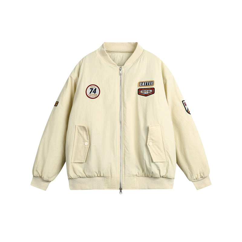 American Vintage Street Baseball Cotton Jacket