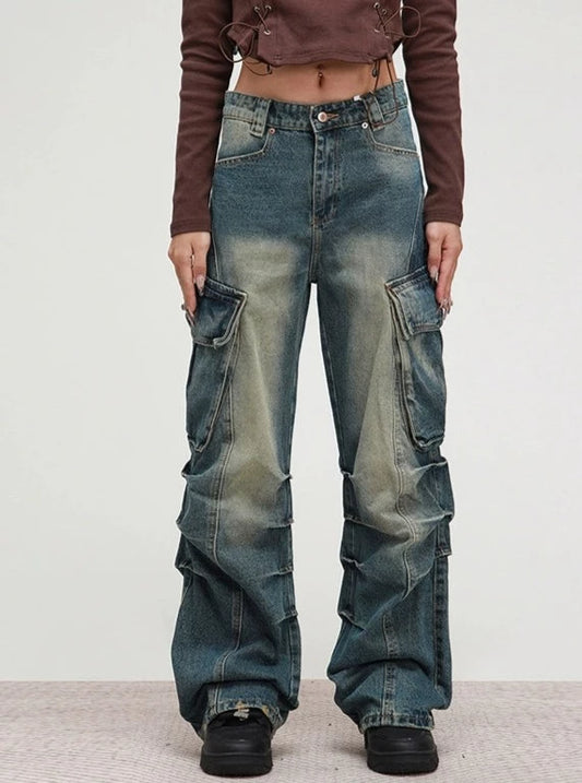 American Vintage Cargo Jeans Pants