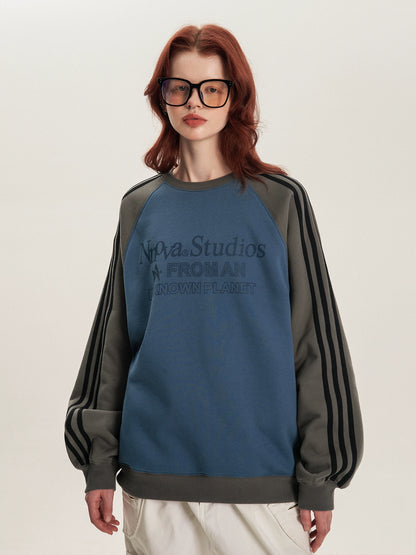 Crewneck Lose Sweatshirt Top