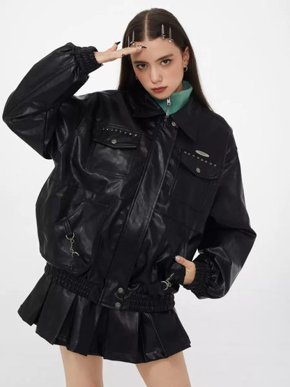 American PU leather jacket