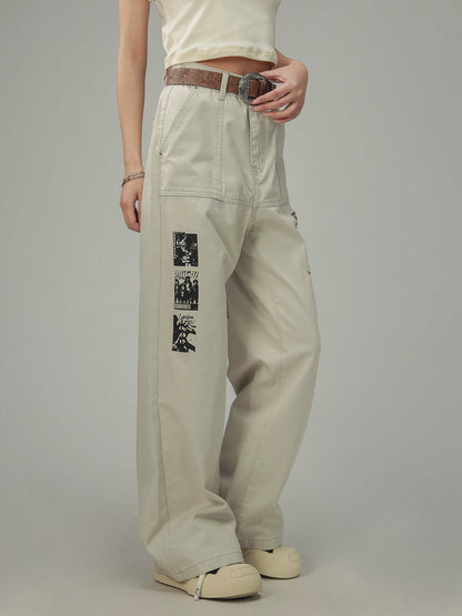 American Bootcut Silhouette Straight Leg Pants