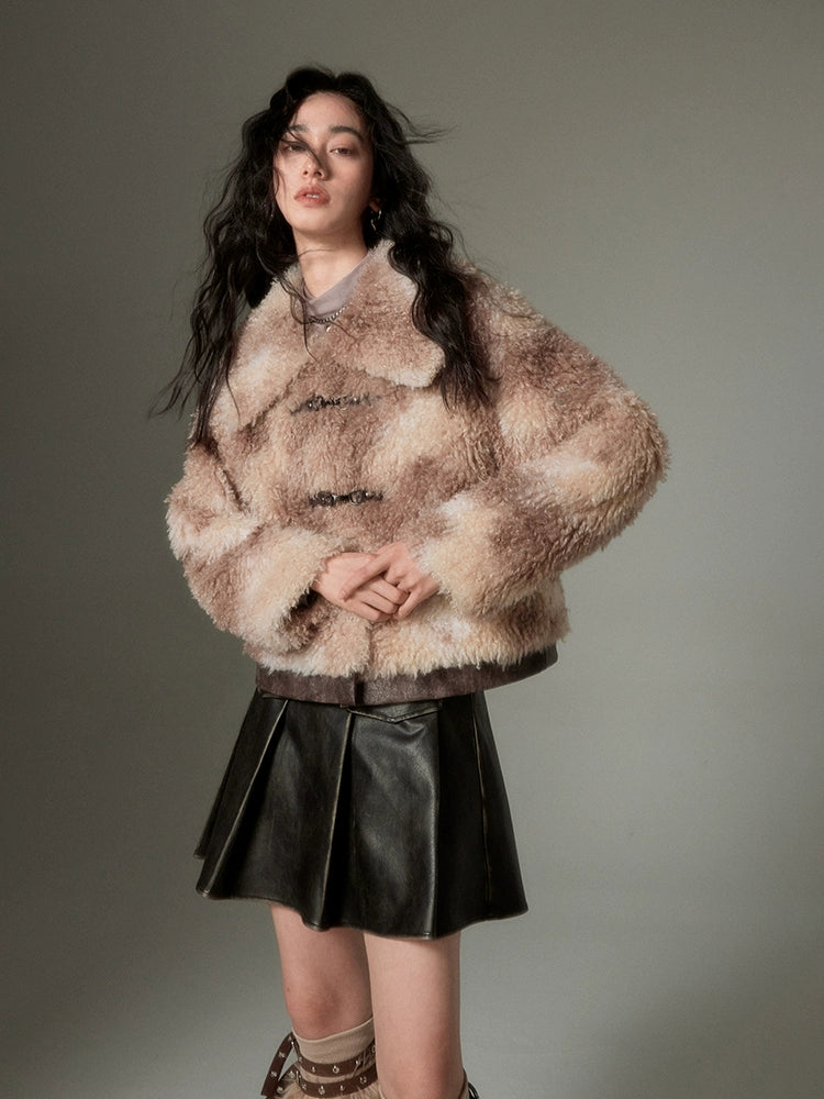 LAMB ROLL FUR JACKET