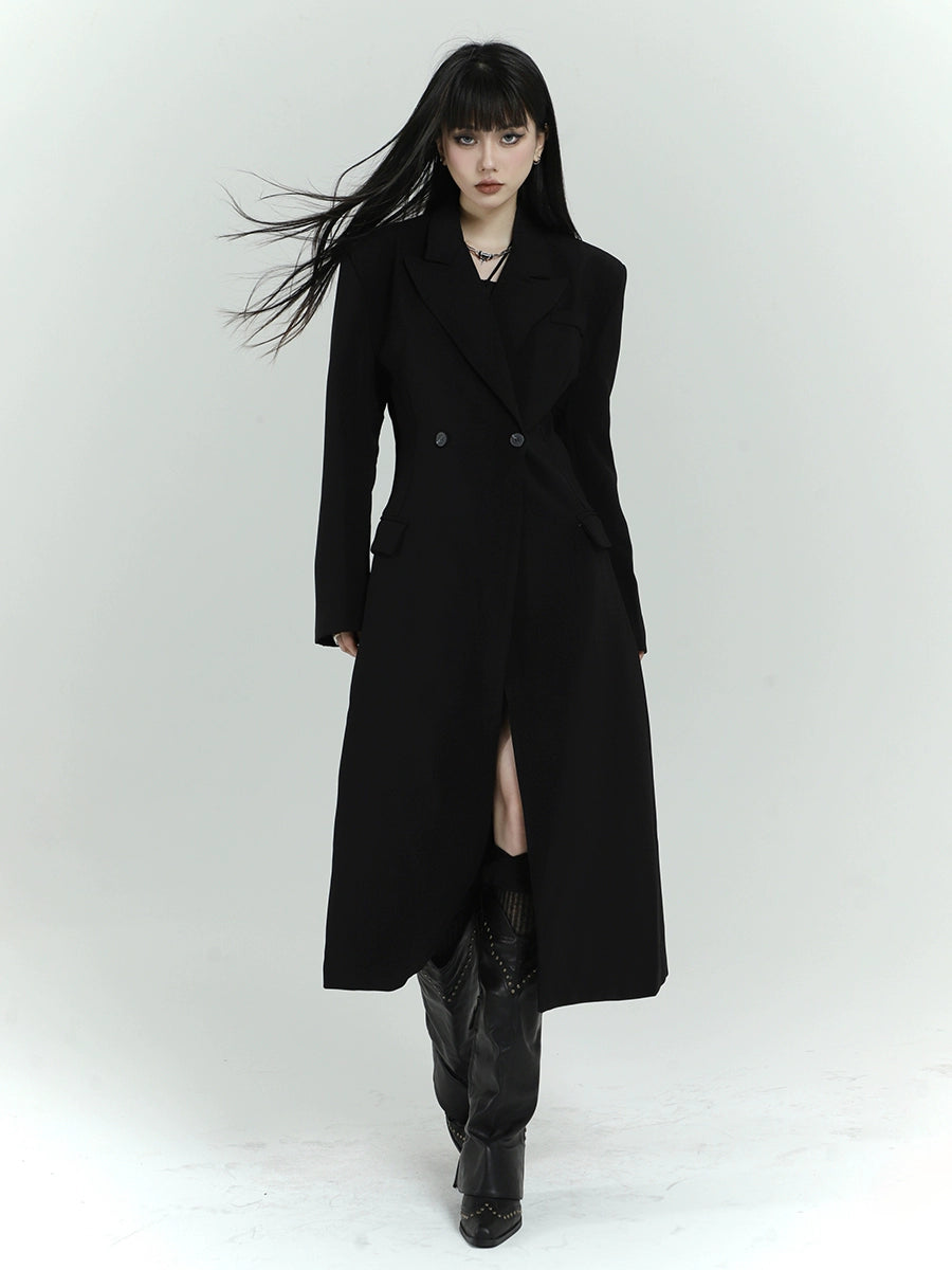 Mid-length Trench Coat Jacket