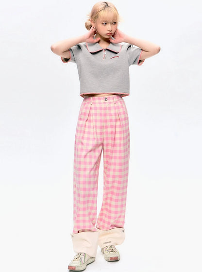 WhyBerry plaid pants