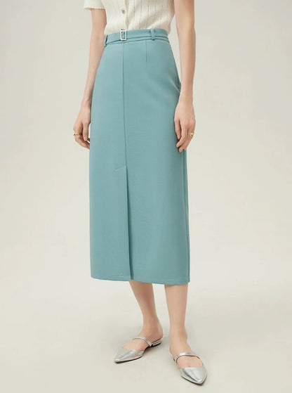 Mid-Length Tempered Skirt