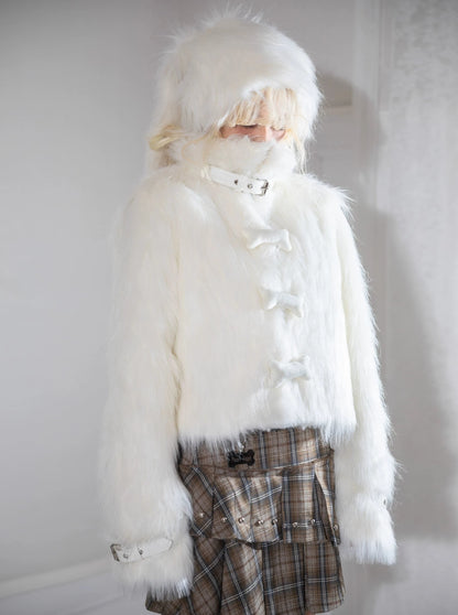 fur warm plush jacket