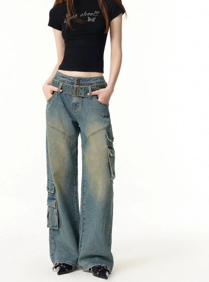 American Wash Cargo Jeans Pants